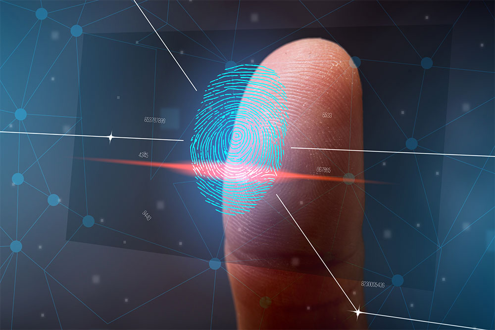 Identity Authentication through fingerprint reader